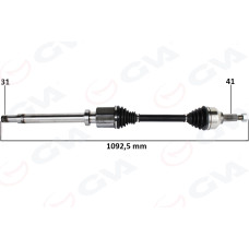 ON AKS KOMPLE SAĞ TOURNEO CUSTOM 2.2 TDCİ-2.0TDCİ 155HP UZUN ŞASE 12 KK213B436BA