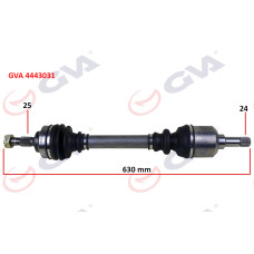 KOMPLE AKS SOL P307 00>08 PARTNER-BERLINGO 08> C4 04>11 1.4-1.6-2.0 HDI-VTI 25x2