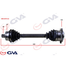 KOMPLE AKS SOL PASSAT IV 3B2-3B5 1.9 TDİ 96-00 -ABS Lİ 45DİŞ 529mm