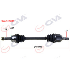 KOMPLE AKS SOL ACCENT ERA 06-12 1.4GL-1.6 GLS ABS Lİ 48DİŞ 640mm