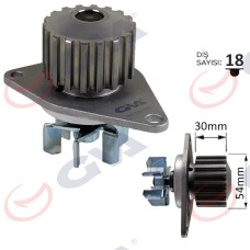 DEVIRDAIM SU POMPASI PEUGEOT P206-P207-P307 CITROEN C2-C3-C4 1.4 16V KFU-ET3J4 1