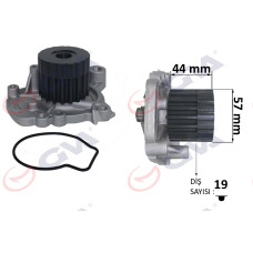 DEVİRDAİM SU POMPASI HONDA CIVIC 1.6L D16Y EURO MB kasa 96-99 / 1.6L D16Y yerli