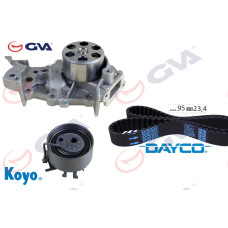 DEVİRDAİMLİ EKSANTRİK GERGİ KİTİ 095x234 RENAULT CLIO II 98>05 CLIO III 05>12 CL