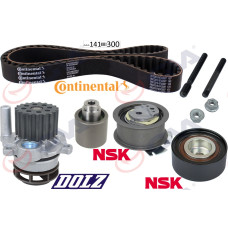 DEVİRDAİMLİ EKSANTRİK GERGİ KİTİ PASSAT-JETTA-GOLF5-OCTAVIA-A3-A6 2.0TDI 07-11 B
