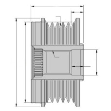 ALTERNATÖR KASNAĞI ASTRA J-INSIGNIA-ADAM-ZAFIRA TOURER C-AVEO-CRUZE-BMW 5 E60-E6