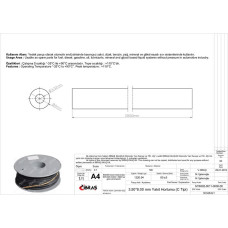 3.5mm x 8.0mm YAKIT HORTUMU Üniversal C / TİPİ