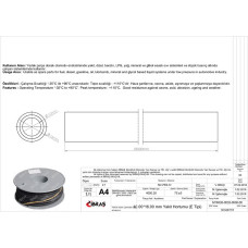 İÇTEN ÖRGÜLÜ BENZİN YAKIT HORTUMU 10.0 mm x 16.0 mm NBR-CR-E TİPİ-MAKARALI