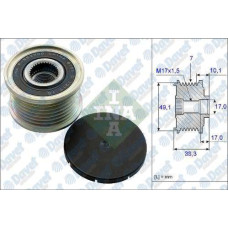 alternator kasnagi megane iii laguna iii master movano 2-0dci