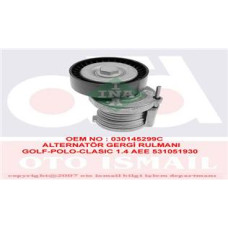ALTERNATÖR GERGİ RULMANI KÜTÜKLÜ POLO-GOLF4-BORA 1.6-1.4-1.6 16V AEE-ALM-AFH-AHW