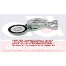 ALTERNATÖR GERGİ RULMANI KÜTÜKLÜ TRANSPORTER T5-GOLF4-BORA-SHARAN 1.9 TDI AXB-AU