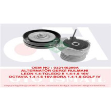 ALTERNATÖR GERGİ RULMANI KÜTÜKLÜ GOLF4-BORA-POLO-CORDOBA-FABIA-A3 1.4-1.6 16V AH