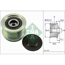 ALTERNATÖR GERGİ RULMANI ALTERNATÖR KASNAĞI PASSAT-A4-A6 1.8-2.0 TFSI BZB