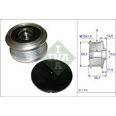 ALTERNATÖR KASNAĞI RULMANLI FIESTA V 01-10 -FUSION 02-05 1.4 TDCI-MADA 2 1.4 CD