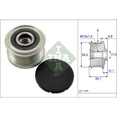 ALTERNATÖR KASNAĞI RULMANLI BOXER-JUMPER-DUCATO 06 DAILY 99 3.0 DMTJ-HDI 6 KANAL