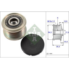 ALTERNATÖR KASNAĞI RULMANLI P206-207-307-308-406-407-PARTNER-C2-C3-C4-C5-C8-XSAR