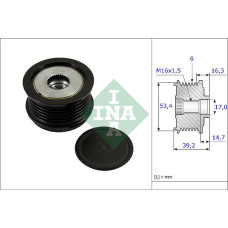 ALTERNATÖR KASNAĞI 39.2mm CMAX-FIESTA VI-FOCUS III-KUGA II-TRANSİT-CONNECT-COURI