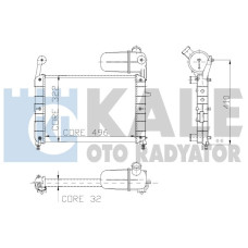 RADYATÖR TMPR-TIPO MEK KLİMASIZ 496x322x23 2 SIRA AL PL SİSTEM