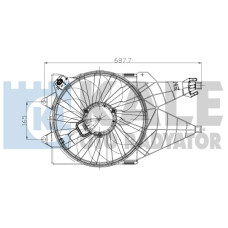 FAN GRUBU DAVLUMBAZLI FIAT LINEA 1.3MJET 1.4T-JET