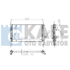 MOTOR SU RADYATORU TRANSIT 2.2TDCI 2.4TDCI 06 09 KLIMASIZ MANUEL 1 SIRA ALB