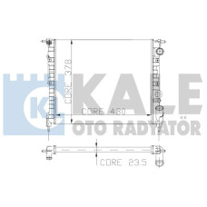 RADYATÖR NORMAL R19 1400cc-1.6 KARBÜRATÖRLÜ 2 SIRA AL PL SİSTEM