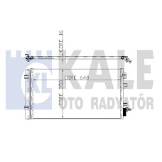 KLİMA RADYATÖRÜ KONDENSER RENAULT FLUENCE 09 MEGANE III 09 SCENIC III 09 1.2TCe