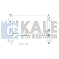 RADYATÖR LGN II 1.6-1.8-2.0-1.9 DCI AC MEK OTOM 670x399x26 2 SIRA AL SİSTEM