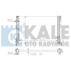 RADYATÖR LGN 97-01 -ESPACE III 99-02 1.6-1.8-2.0-1.9D KLİMASIZ MEK 635x425x18 2