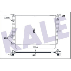 RADYATÖR RENAULT FLUENCE 1.6 BENZİNLİ 1 SIRA ALB SİSTEM