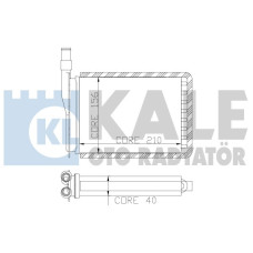 KALORİFER RADYATÖRÜ R9-R11-EXP 212x156 BAKIR/PLASTİK 2 SIRA CU PL SİSTEM