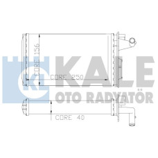 KALORİFER RADYATÖRÜ FIAT TEMPRA 95 01 TİPO 95 01 ALFA ROMEO 145 95 01 146 94 01