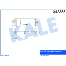 TURBO RADYATÖRÜ INTERCOOLER NISSAN NAVARA-PATHFINDER AL-PL-BRZ