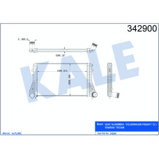 TURBO RADYATÖRÜ INTERCOOLER PASSAT-TIGUAN-SHARAN-ALHAMBRA 2.0TDI 08 615X398X32 A