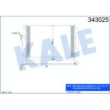 KLIMA RADYATORU MERCEDES SPRINTER B906 . VW CRAFTER 30-35-50