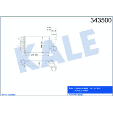 TURBO RADYATÖRÜ INTERCOOLER DUCATO-JUMPER-BOXER AL/PL/BRZ 295x202x62