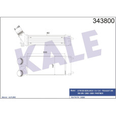 TURBO RADYATÖRÜ INTERCOOLER BERLINGO 04 C4 04 P308 07 PARTNER 04 1.6HDI AL/PL/BR