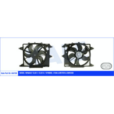 FAN MOTORU PERVANELİ CLIO II-KNG 97 MGN I-SCENIC I 99-03 AC