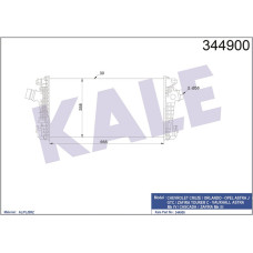 TURBO RADYATÖRÜ INTERCOOLER ASTRA J-CRUZE J300-J305-J308 -ZAFIRA TOURER C AL/PL/