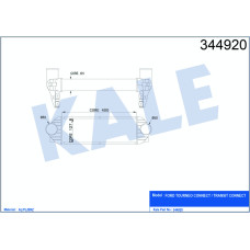 TURBO INTERCOLL RADYATORU TRANSİT CONNECT TC7 06 14 1.8DI 1.8 TDCI AL PL SYSTEM