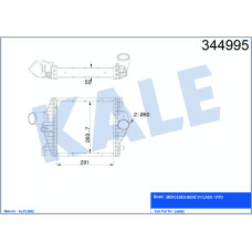 TURBOSARJ RADYATORU MERCEDES VITO W638 97 03