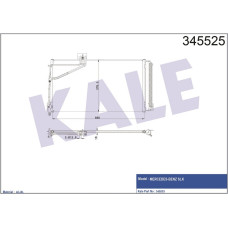 KLIMA RADYATORU MERCEDES SLK-CLASS R171 04 11