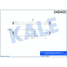 TURBO RADYATÖRÜ INTERCOOLER BRAVO 07 PUNTO 1.4TJET-1.6DMTJ-1.9 DMTJ 05 199A8.000