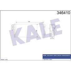 KALORİFER RADYATÖRÜ MASTER II 2.5D-2.8DTI 98-01 OPEL MOVANO 1.9DTI-2.2DTI 00