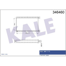 KALORIFER RADYATORU BMW E87 E90 F26 F25 E84 E92 E91 E81