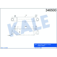 TURBO INTERCOOLER RADYATORU FOCUS 1.8TDCI 98 05 CONNECT 1.8 TDCI 04 09- 338 127