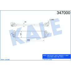 TURBO INTERCOOLER RADYATORU MONDEO IV 07 14 S MAX GALAXY 06 15 1.8TDCI 2.0TDCI K