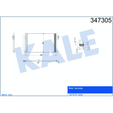 KLİMA KONDENSERİ EGEA-FIAT 500 1.4 AL-PL-BRZ 2015