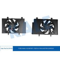 FAN MOTORU AC FIESTA VI 08 15 B MAX 12 1.4TDCI 1.5TDCI 1.6TDCI KLIMALI