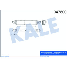 TURBOSARJ RADYATORU MERCEDES C-CLASS W204 S204