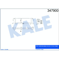 TURBOSARJ RADYATORU MERCEDES A-CLASS W168 01 04 VANEO 414 02 05