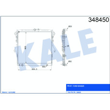 MOTOR RADYATORU FORD RANGER 3.2 TDCI 11 MT KALINLIK 26 mm